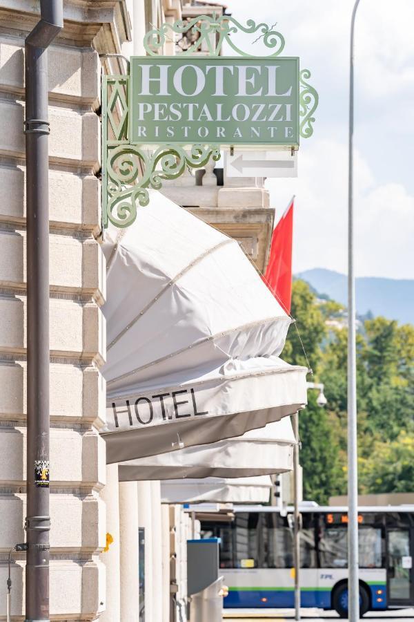 Hotel Pestalozzi Лугано Экстерьер фото